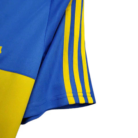 Camisa Boca Juniors Retrô 1981 Azul e Amarela - Adidas - Rezenha 10 FC