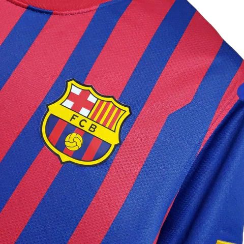 Camisa Retrô Barcelona NIke 2011/12 Masculino Azul e Grená - Rezenha 10 FC