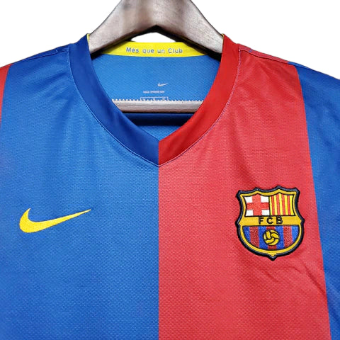 Camisa Barcelona Retrô 2006/2007 Azul e Grená - Nike - Rezenha 10 FC