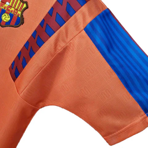 Camisa Barcelona Retrô 1989/1992 Laranja - Meyba - Rezenha 10 FC