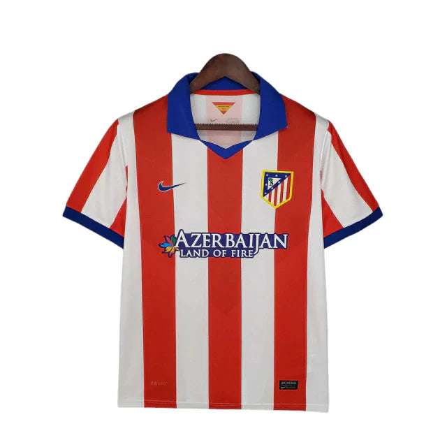 Camisa Atlético de Madrid Retrô 2014/2015 Branca e Vermelha - Nike - Rezenha 10 FC