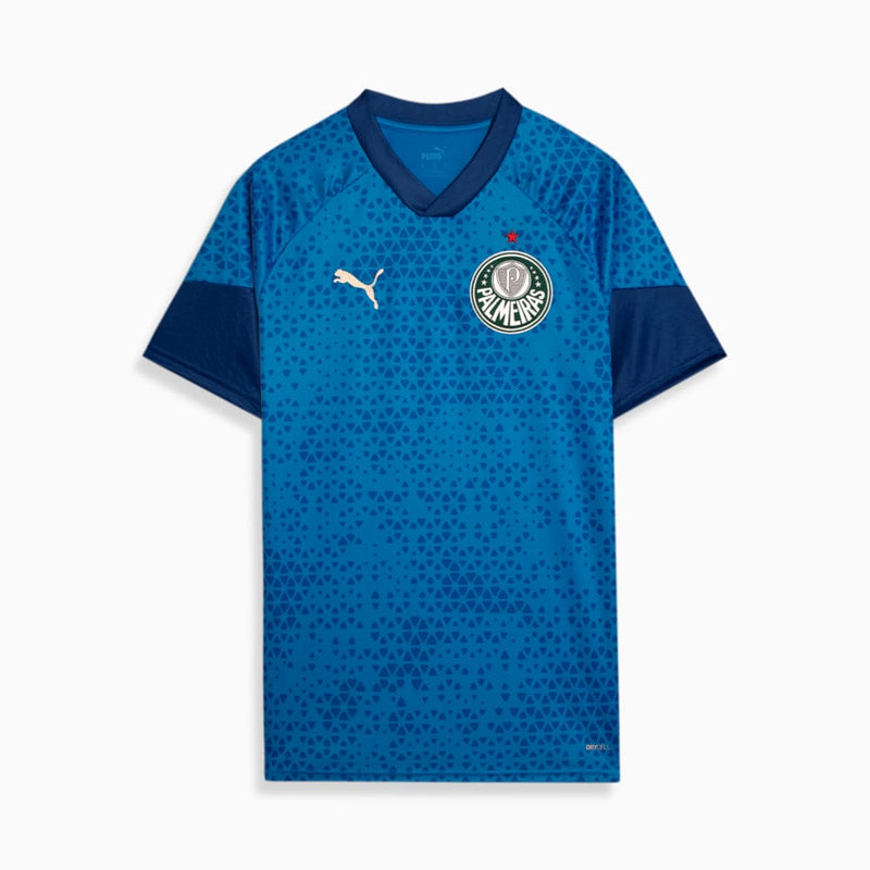 Camisa Treino e Viagem Palmeiras 24/25 Azul - Rezenha 10 FC