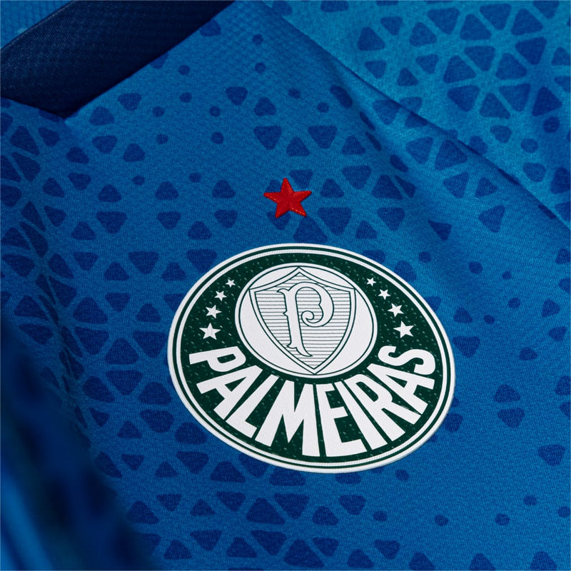 Camisa Treino e Viagem Palmeiras 24/25 Azul - Rezenha 10 FC