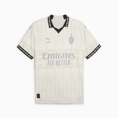 Camisa AC Milan x Pleasures Torcedor 24/25 - Branca - Rezenha 10 FC