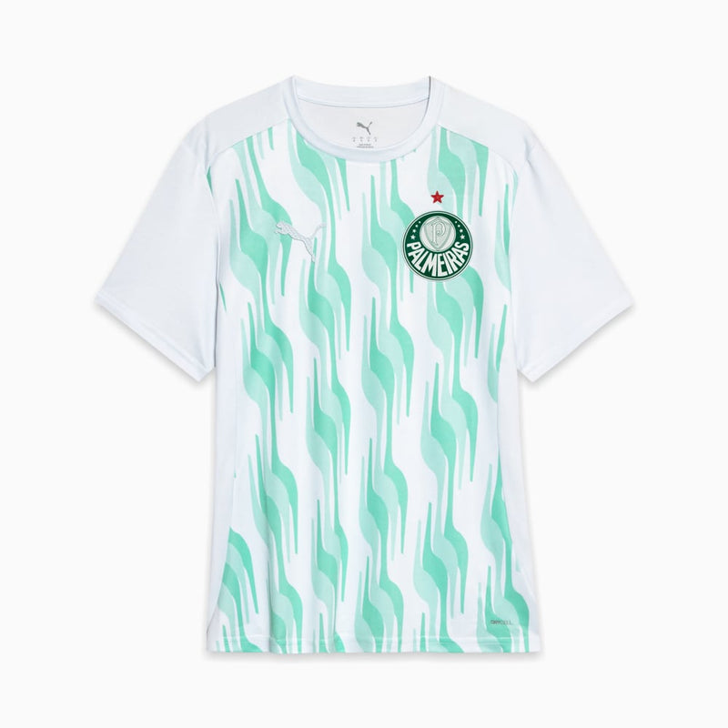 Camisa Pré-Jogo Palmeiras 25/26 Puma Torcedor - Azul - Rezenha 10 FC