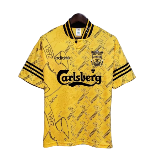 Camisa Liverpool Retrô 1994/1996 Amarela - Adidas - Rezenha 10 FC