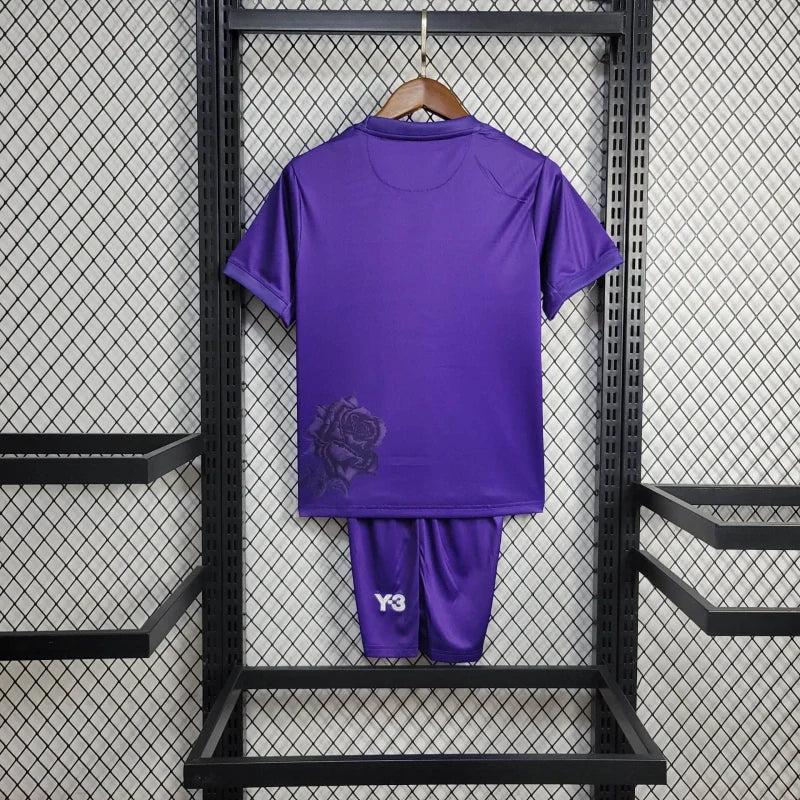 Conjunto Infantil Real Madrid Fourth Torcedor 24/25 - Roxo - Rezenha 10 FC