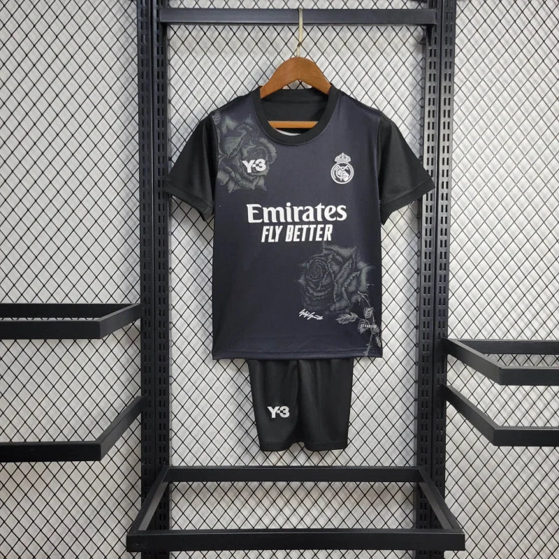 Conjunto Infantil Real Madrid Fourth Torcedor 24/25 - Preto - Rezenha 10 FC