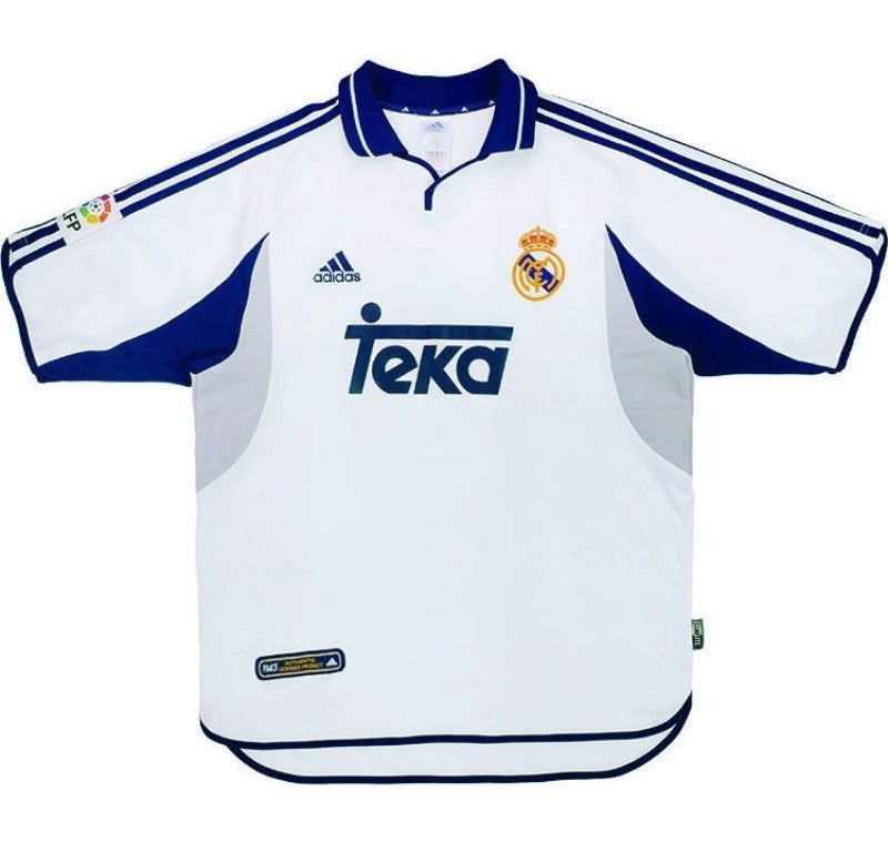Camisa Real Madrid I Home 2000/01 Adidas Retrô - Rezenha 10 FC