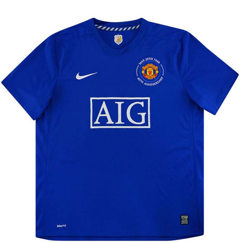Camisa II Nike Manchester United 2008 - Retrô - Rezenha 10 FC