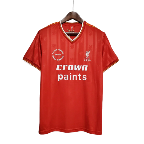 Camisa Liverpool Retrô 1985/1986 Vermelha - Rezenha 10 FC